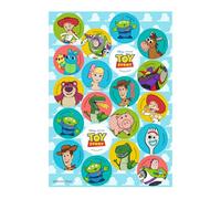 dekora, Mini Discos de Oblea Comestibles Toy Story, Decoración para Cumpleaños Infantiles, Adornos para Cupcakes y Galletas, Fácil de Usar, Sin Gluten, Diseño Original, Pack 20 Unidades, 3,4 CM,