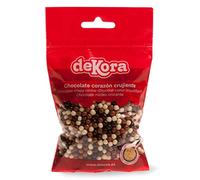 Dekora - Mini Perlas de Chocolate Crujientes para Tartas Decoradas