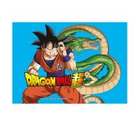 Dekora, Oblea Comestible Dragon Ball, Decoración de Son Gok? para Tarta de Cumpleaños Infantil, Adorno para Pasteles y Postres A5