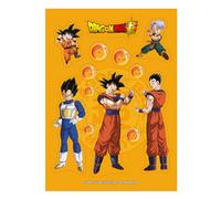 dekora, Oblea Comestible Dragon Ball Recortable, Decoración para Tarta de Cumpleaños, Papel de Arroz con Figuras de Goku y Bolas de Dragón, Adorno para Dulces y Postres, Sin Gluten, A5