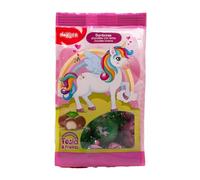 Dekora - Pack Bombones de Chocolate Rellenos de Crema de Leche y Diseño Unicornio Tesia 100g, Ideal para Fiestas Infantiles y Cumpleaños. Divertidos y deliciosos