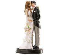 dekora, Pareja de Boda María y Juan, Figura de Boda para Tarta Nupcial, Figurita Novios18 CM