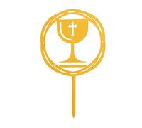 Dekora - Topper de Tartas para Comuniones Color Dorado