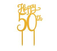 Dekora Topper de Tartas para Decoracion Bodas de Oro con el que Poder Celebrar 50 Años de Compromiso, 354106
