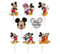 Dekora Kit para hacer y decorar cupcakes Mickey Mouse en papel – 6 modelos, 30 unidades