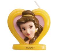 Dekora - Vela de Cumpleaños 3D de Bella para Tartas Infantiles - 5,5 cm
