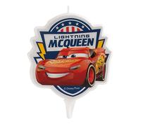 Dekora - Velas Cumpleaños Originales | Vela de Cumpleaños 2D de Rayo McQueen para Tartas Infantiles - 7,5 cm
