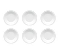 Dekorah 6 platos hondos pequeños, ideales para niños, escuelas, guarderías, melamina, lavables fácilmente