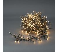 Dekorative Lichter | Kompakter Cluster | 560 LED's | Warmweiss | 11.2 m | Lichteffekte: 7 | Innen- und Aussenbereich | Netzstromversorgung