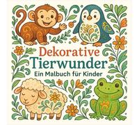 Dekorative Tierwunder Ein Malbuch für Kinder: Entdecke die zauberhafte Welt der Tiere mit kreativen Ausmalbildern