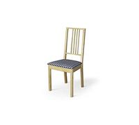 Dekoria Funda para IKEA börje Silla Asiento Pad - Azul Marino Azul y Blanco Check (1,5 cm x 1,5 cm)