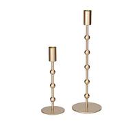Dekoria Juego de candelabros Metálico 2 piezas Decoración