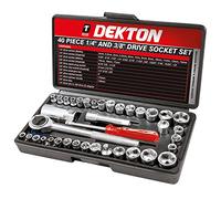 DEKTON 40 Piezas De 1/4 Pulgadas Y 8.3 Pulgadas Unidad Socket Set 1 Paquete/S
