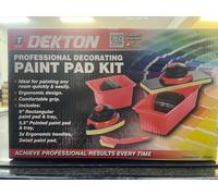 Dekton Kit de Pintura de 7 Piezas, Ideal para Pintar Cualquier habitación de Forma rápida, fácil, diseño ergonómico y Agarre cómodo. Incluye Bandeja Rectangular de 9 Pulgadas, Bandeja de Almohadilla