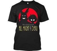 Deku Mall - Boku No Hero Academia Anime T Shirt Gift tee for Men Women Black(XX-Large)