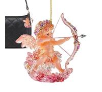 del ángel del bebé | Acrílico Flat Tree Ornaments Llavero, Accesorios de espejo retrovisor, Mochila y Colgante de San Valentín para el árbol de Navidad, Acrílico