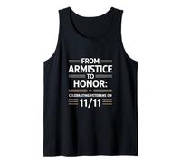 Del Armisticio al Honor Celebrando el Día de los Veteranos Veteranos Camiseta sin Mangas