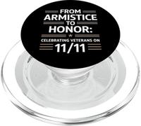 Del Armisticio al Honor Celebrando el Día de los Veteranos Veteranos PopSockets PopGrip para MagSafe