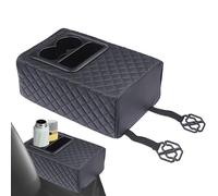 del Asiento Trasero: Organizador Central Trasero, Portavasos Incorporado, Almohadilla De Soporte Interior del Automóvil Estable Y Resistente Al Desgaste, Consola De Almacen