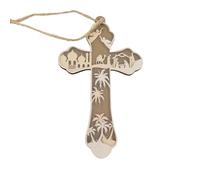 del Belén - Colgante de Madera | Decoración Navideña Cristiana 2D,para Iglesia Hogar Adoración Fiestas Cristianas Tradiciones Familiares Tiempo De Adviento Colección