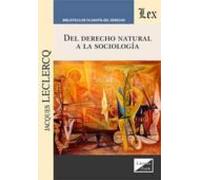 del derecho natural a la sociologia