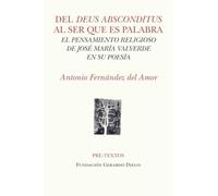 Del deus absconditus al ser que es palabra