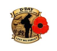 del día 80, pin conmemorativo del día D 1944-2024, recuerdo del 80º día D, de sacrificio y victoria, coleccionable conmemorativo del día D, de la Segunda Guerra,
