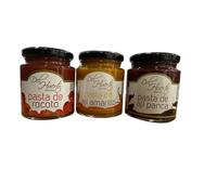Del Huerto Pastas Peruanas, Ají Amarillo, Ají Panca, Ají Rocoto, Pack de 3