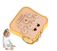 del Llavero de la Cartera - Juguete homenquero | Pop Fidget Mole Game | Reducción del estrés Lindo inquietud Brillante | Accesorio de Actividad de relajación portátil para Bolsa de cumpleaños