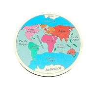 del Mapa del Mundo, de geografía | Mapa del Mundo Geográfico Colorido | Juguetes de desarrollo de la Infancia, Juguetes de Coordinación -Mano para y