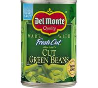 Del Monte Blue Lake Cut Green Beans & Potatoes with Ham Flavor 14.5oz Can (Pack of 6)