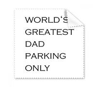 Del Mundo mayor Papá Padre regalo del festival cita gamuza de gafas paño de limpieza de limpiador para pantalla de teléfono 5 unidades