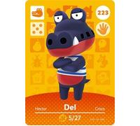 Del - Nintendo Animal Crossing Happy Home Designer Amiibo Card - 223 by Nintendo