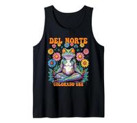 del Norte Colorado USA Psicodélico Rana Chill Zen Diseño Camiseta sin Mangas