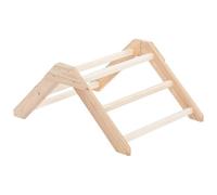 del paso de aviar de madera - rack de descanso para cachorros, etapa de escotilla de aves de corral | Puente ascendente para mascotas, soporte para ejercicios de aves en miniatura, para loros, top