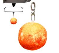 del solar, 7,5 cm para colgar, solar relleno - réplica de planeta peluche, para bolso de mano, monedero, joyas, monedero, mochila, mujer, hombre, niña, sol, Siehe Beschreibung