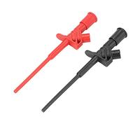 Delaman 2Pcs Sonda de Prueba, Sonda de Aguja Perforante MultíMetro de Conector Banana, Sonda de Prueba Professional P5004 Gancho Flexible de Prueba de Alta TensióN, Aislado RáPidamente