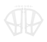 Delaman Bisagra para gabinete de Zapatos, Home Plástico Ahuecado de Dos Capas Gabinete para Zapatos Estante Soporte para Estante Bisagras Accesorios Accesorios para el hogar(Negro)