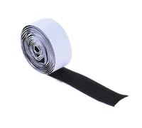 Delaman Cinta de gancho para pedalera, 2 m de longitud, 3 cm de ancho, paquete de 4 (2 ganchos + 2 bucles), cinta mágica para pedales de guitarra, solución de montaje conveniente, color negro