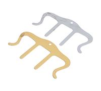 Delaman Clip para libro de música, 2 clips de viento de metal para hojas de piano, soporte de papel musical para tocar al aire libre, ideal para músicos e intérpretes