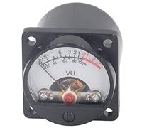Delaman Medidor de cabeza VU Medidor VU Medidor Medidor Indicador de Nivel de Sonido, 2 unidades, Retroiluminación LED, Medidor de Nivel O para Sistema de Sonido, Uso Profional