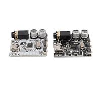 Delaman o Módulo receptor 2 módulos receptores Bluetooth O BT5.0 tarjeta de amplificador, control de botones, salida de 3,5 mm, negro y blanco
