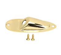 Delaman Perilla reflectora de guitarra, perilla de sombrero superior de guitarra, perilla de control de velocidad de guitarra eléctrica de plástico plateado 2T 1V, reemplazo de bajo, perilla