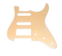 Delaman Placa de repuesto para guitarra de aleación de aluminio resistente a los arañazos para la serie ST SQ, placa trasera, protector frontal, fácil instalación
