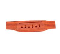 Delaman Puente de guitarra acústica de palisandro de 6 cuerdas, pieza de repuesto para guitarra folclórica, compatible con varios modelos acústicos, diseño