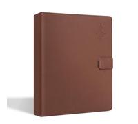 Delaman sheetmusicbinder - Carpeta de música coral, 30 hojas sueltas con correa de mano, piel sintética para actuaciones en escenario, se adapta a partituras de 8.3 x 11 pulgadas