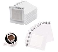 Delamiya 100 filtros de café para camping, bolsas de café con oreja colgante, filtro de papel de café portátil para la mayoría de tazas, viajes, camping, hogar, oficina
