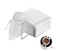 Delamiya 100 unidades de filtros de café para camping, bolsa de café con orejas colgantes, bolsas de filtro de goteo de café, filtro portátil para la mayoría de tazas, viajes, camping, hogar, oficina