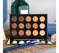 DE'LANCI - 15 Color Bronzed Mocha Eyeshadow Pallete #15 Colors Eyeshadow Palette