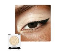 DE'LANCI Paleta de sombras de ojos Single Nude, mate altamente pigmentada, resistente al agua y duradera, base de maquillaje versátil para ojos, vegana con aplicador #15